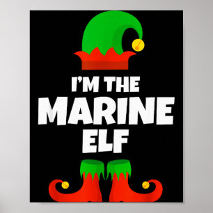 Affiche Je suis le pyjama de la famille d'elfe marin Biolo