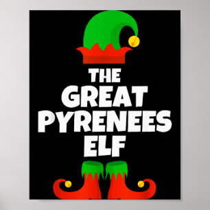 Affiche Je suis le pyrenees grand elfe de la famille pyjam