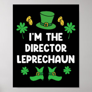 Affiche Je suis le réalisateur Leprechaun drôle de la Sain