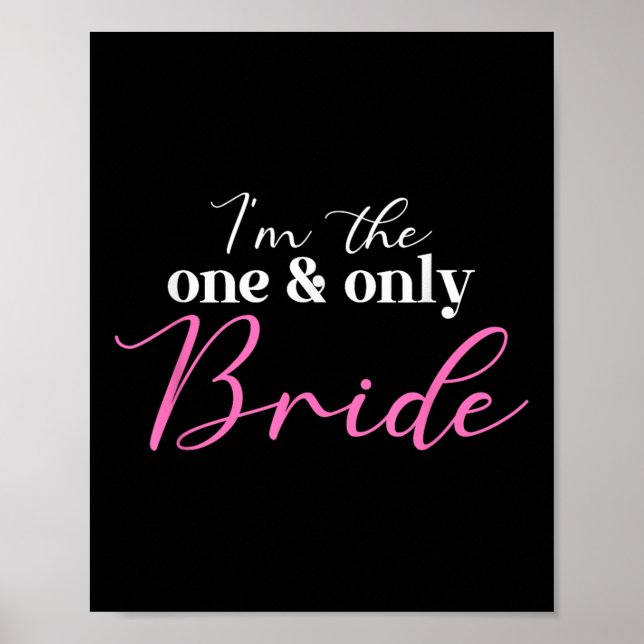 Affiche Je Suis Le Seul &amp; Une Mariée _ Mariage Mariage (Devant)