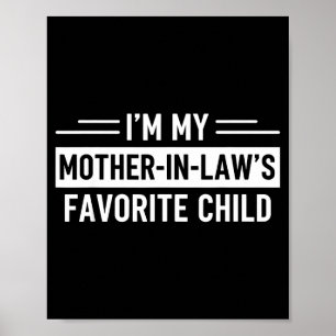 Affiche Je suis l'enfant préféré de ma belle-mère, drôle d