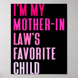 Affiche Je suis l'enfant préféré de ma belle-mère fille en