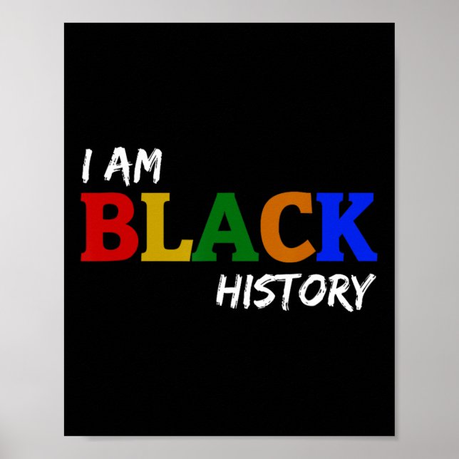 Affiche Je suis l'histoire noire  (Devant)