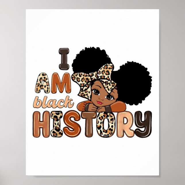 Affiche Je suis l'histoire noire Célébration du Mois de l' (Devant)