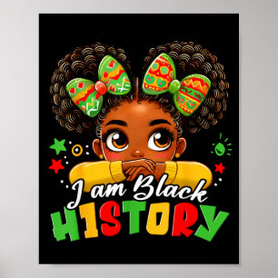 Affiche Je suis l'histoire noire des enfants filles femmes