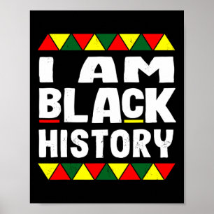 Affiche Je suis l'histoire noire Mois de l'histoire des No
