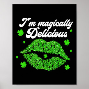 Affiche je suis magiquement délicieux St. Patrick Day