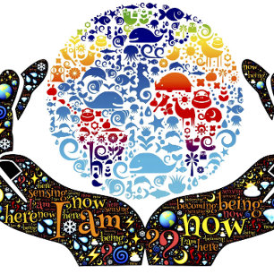 Affiche Je Suis Maintenant Inspiré Word Art