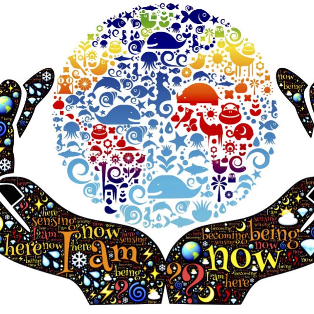 Affiche Je Suis Maintenant Inspiré Word Art (Créateur téléchargé)