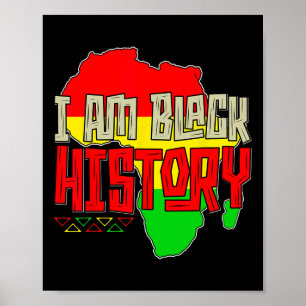 Affiche Je Suis Noir Histoire Enfants Garçons Noir Histoir