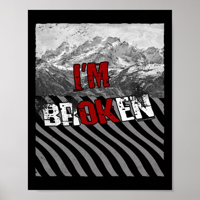 Affiche Je suis OK Broken - Je suis Broken Overdose Awaren (Devant)