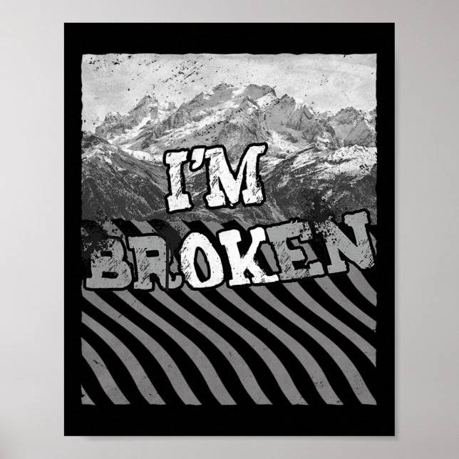 Affiche Je suis OK Broken - Je suis Broken Overdose Awaren (Devant)