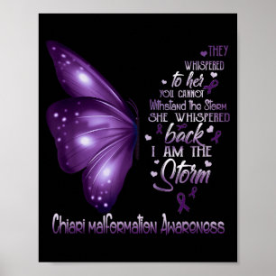 Affiche Je suis papillon de sensibilisation à la malformat