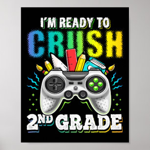 Affiche Je suis prêt à écraser 2e année Ck à l'école Vidéo
