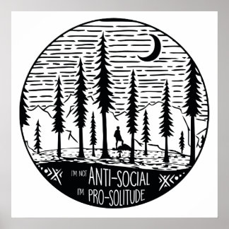 Affiche Je suis Pro-Solitude