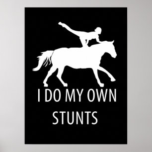 Affiche Je Suis Propre Stunts Vaulting Horseriing