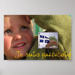 Affiche je suis quebecois
