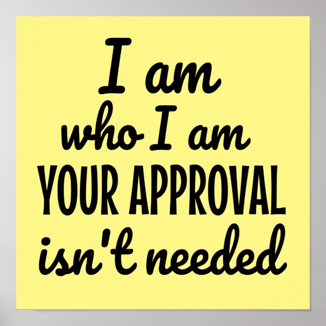 Affiche Je suis qui je suis (Devant)