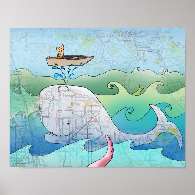 Affiche Je suis sur un bateau (Devant)