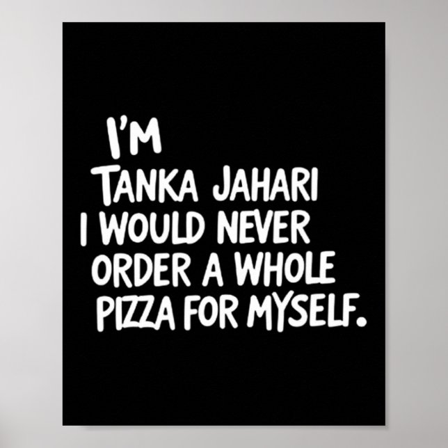 Affiche Je suis Tanka Jahari, mais je ne commanderais jama (Devant)