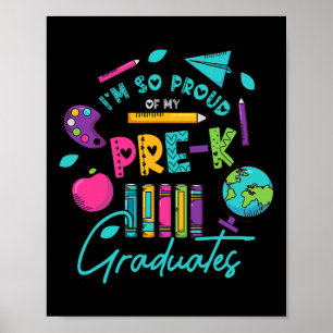 Affiche Je Suis Tellement Fier De Mes Diplômés D'Études Pr