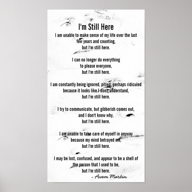 Affiche Je suis toujours là (Devant)