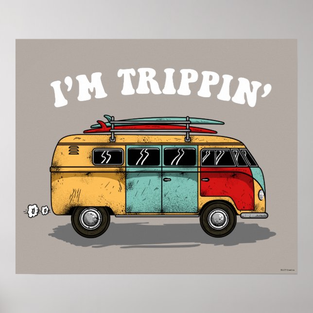 Affiche Je suis Trippin' (Devant)