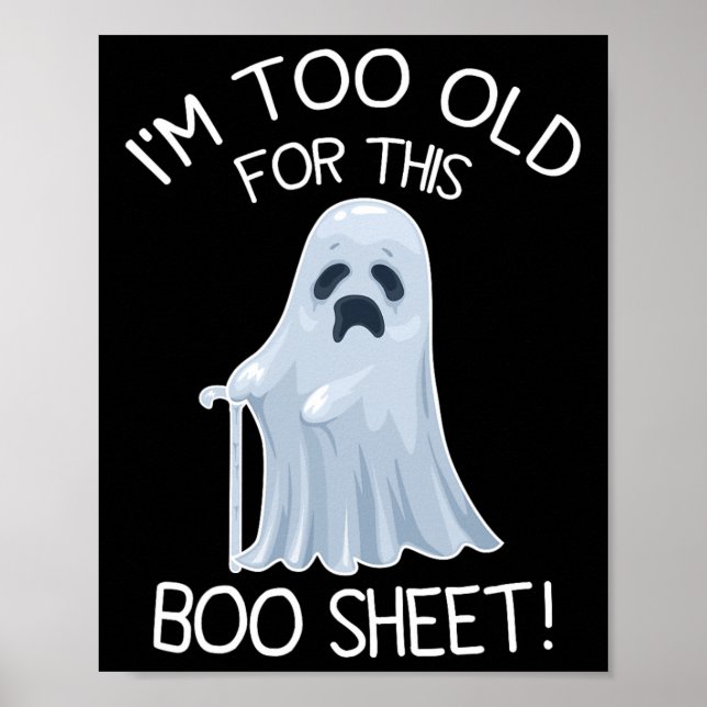 Affiche Je suis trop vieux pour cette feuille de livre Laz (Devant)