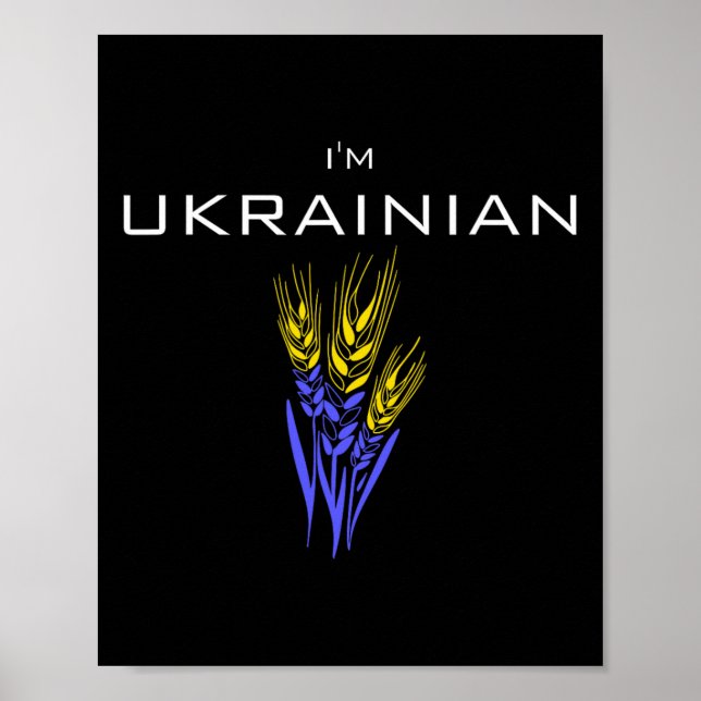 Affiche Je suis ukrainien  (Devant)