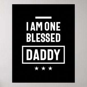 Affiche Je Suis Un Béni Papa Cadeau Père