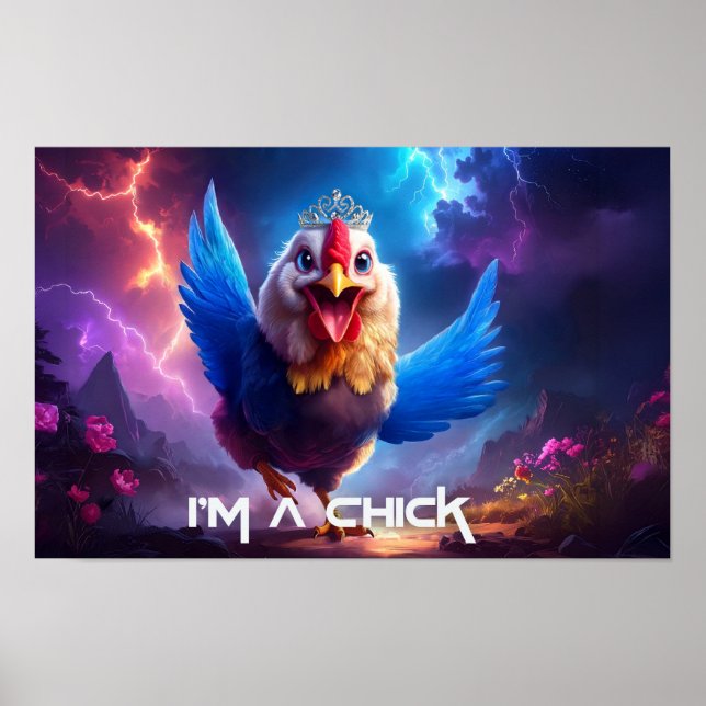 AFFICHE JE SUIS UN CHICK (Devant)