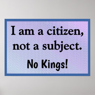Affiche Je Suis Un Citoyen