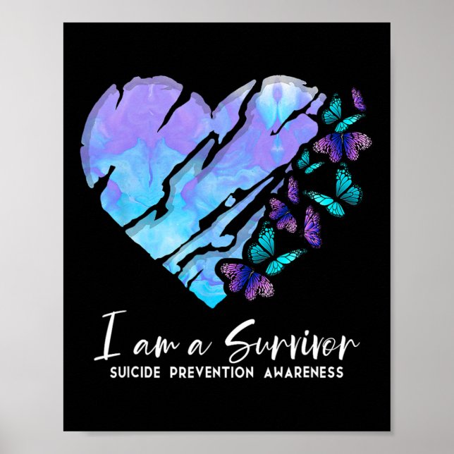Affiche Je Suis Un Coeur De Sensibilisation À La Préventio (Devant)