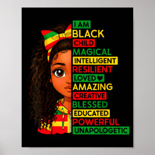 Affiche Je suis un enfant noir Mois de l'histoire des Afri