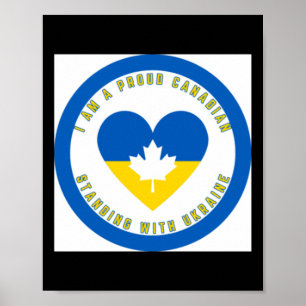 Affiche Je Suis Un Fière Canadienne Qui Prend Position Ave