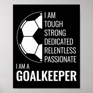 Affiche Je suis un gardien de but - Gardien de football