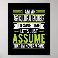 Je suis un ingénieur agricole Funny Farmer Farming