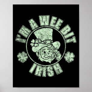 Affiche Je suis un peu irlandais Drôles de citations de la
