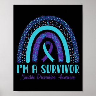 Affiche Je suis un survivant de la prévention du suicide L