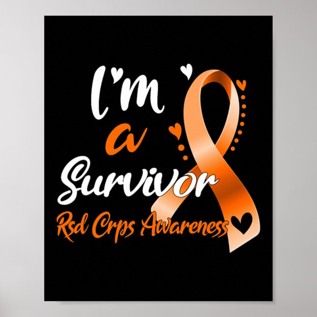 Affiche Je suis Un Survivant Rsd Crps Sensibilisation (Devant)