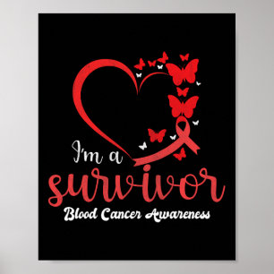 Affiche Je suis un survivant Sensibilisation au cancer du 