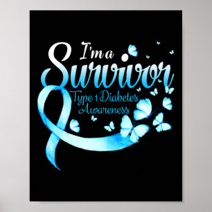 Affiche Je suis un survivant Type 1 Papillon de sensibilis