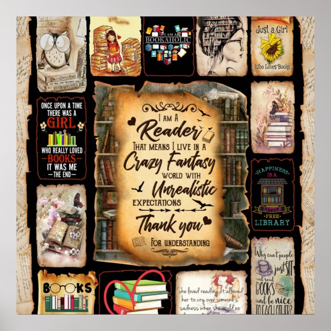 Affiche Je Suis Une Blanchette De Lecteur, Une Blanche De  (Devant)