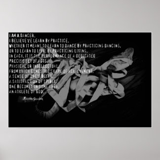 Affiche Je suis une danseuse