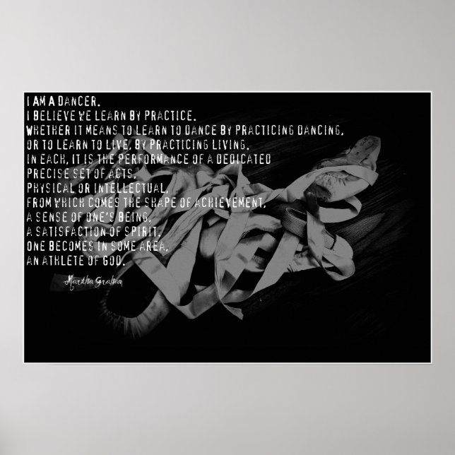 Affiche Je suis une danseuse (Devant)