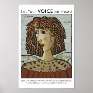 Affiche Je Suis Une Femme, Je Peux Voler L'Affiche Des Ois