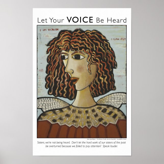 Affiche Je Suis Une Femme, Je Peux Voler L'Affiche Des Ois (Devant)