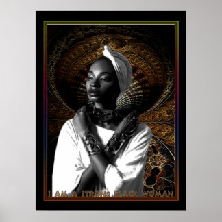 Affiche Je suis une femme noire forte