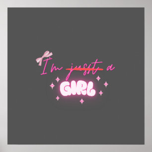 Affiche " Je suis une FILLE "