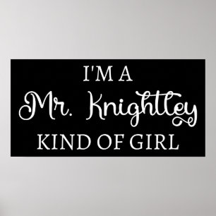 Affiche Je suis une fille de M. Knightley